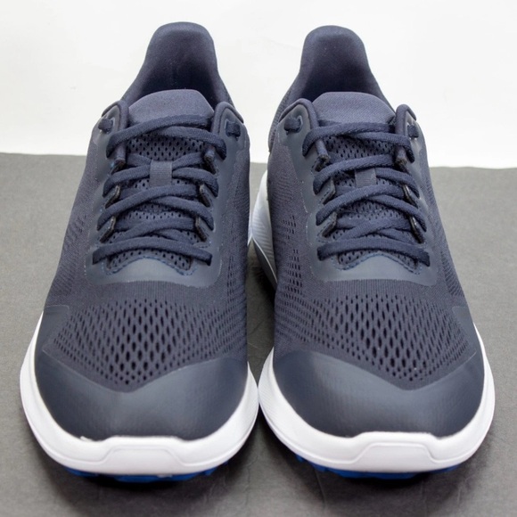 FootJoy FJ Flex Mens Size US 9 Wide Spikeless Performance Golf Shoes Navy 56140 - Picture 7 of 13